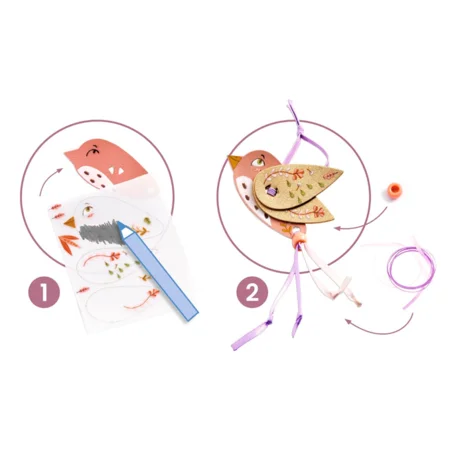 Djeco DIY, Miss Rosefinch smykker