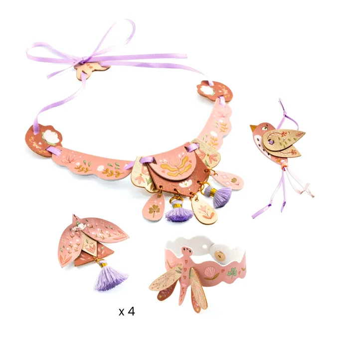 Djeco DIY, Miss Rosefinch smykker