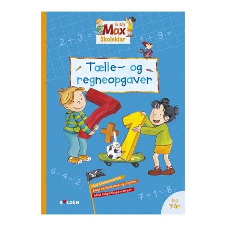 Max Skoleklar: Tælle- og regneopgaver