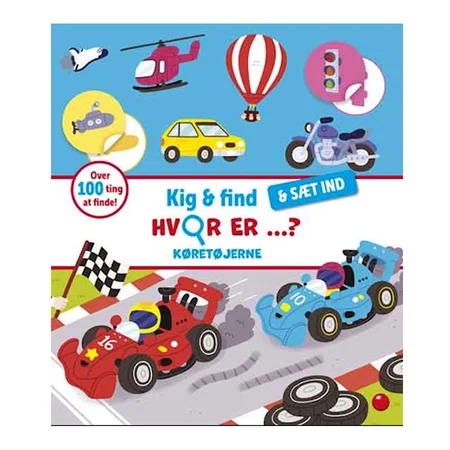 Kig og find og sæt ind : Hvor er kørertøjerne