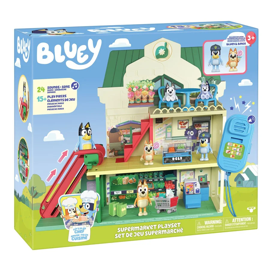Bluey Supermarked Legesæt Med Lyd