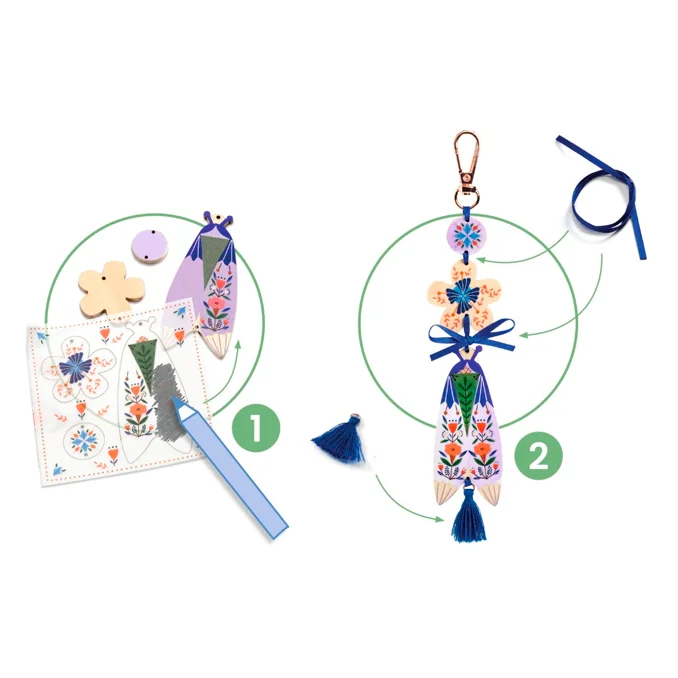 Djeco DIY sommerfuglevedhæng