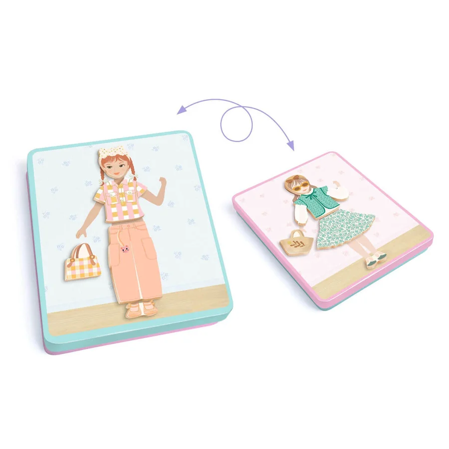 Djeco Inzebox Magent Leg, Påklædning