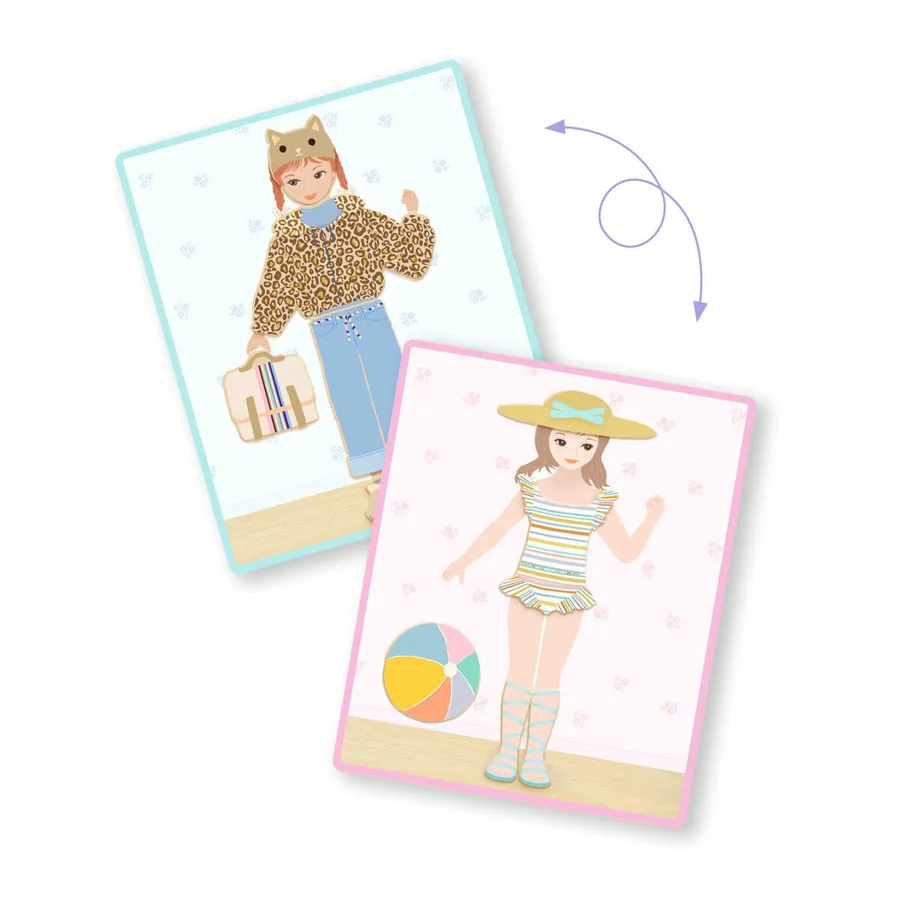 Djeco Inzebox Magent Leg, Påklædning