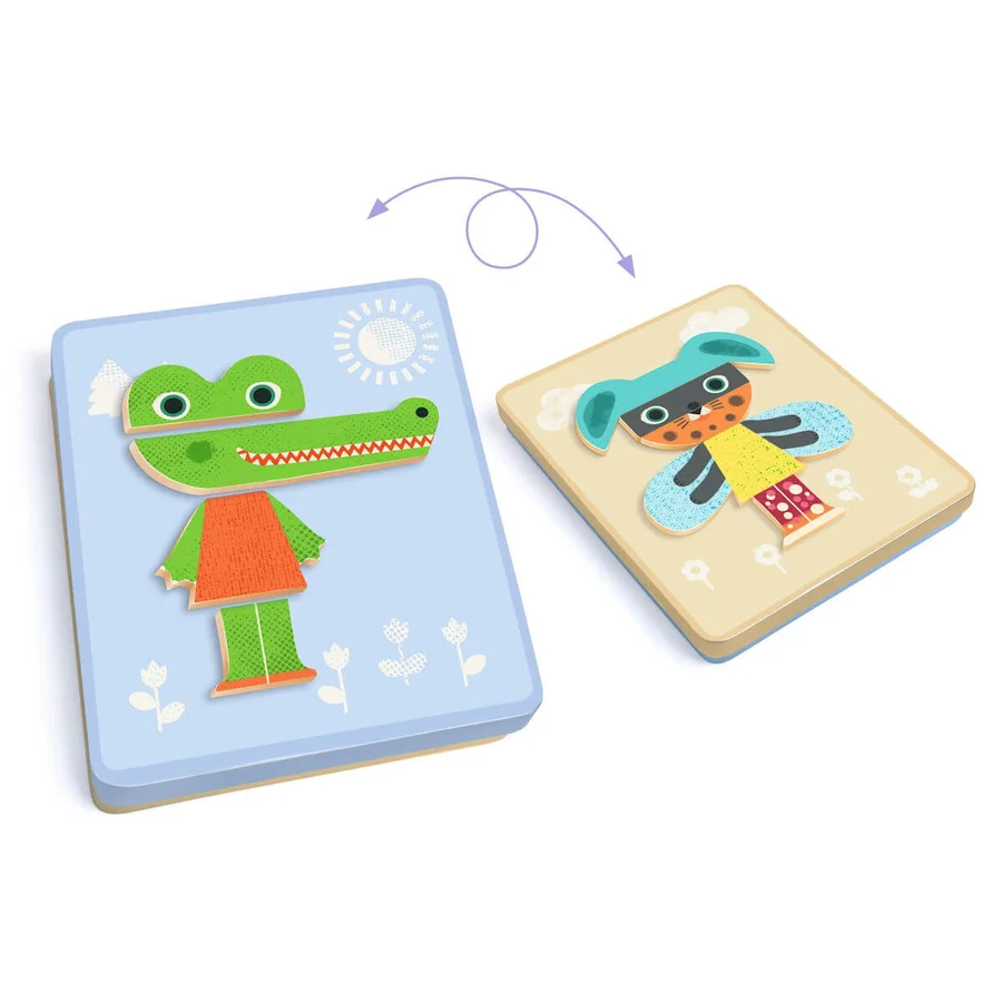 Djeco Magnetspiel, Tiermix