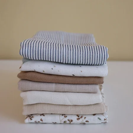 Cam Cam Mull-Stoffwindel, 2er-Pack - Classic Stripes Blue