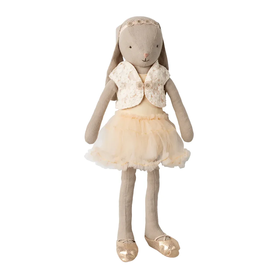Maileg Ballerina Hase Größe 3, cremefarbener Tüll-Rock