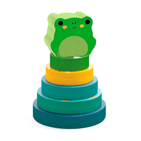Djeco Relief Puzzle, Puzz&Stack, rainbow