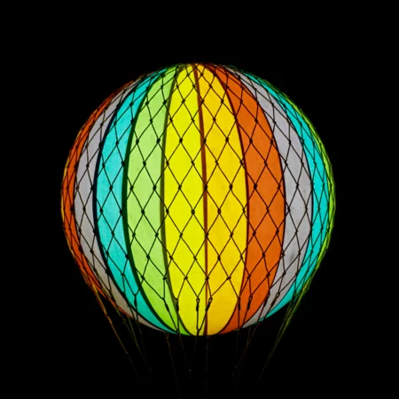 Authentic Models Luftballon, Jules Verne LED, rainbow