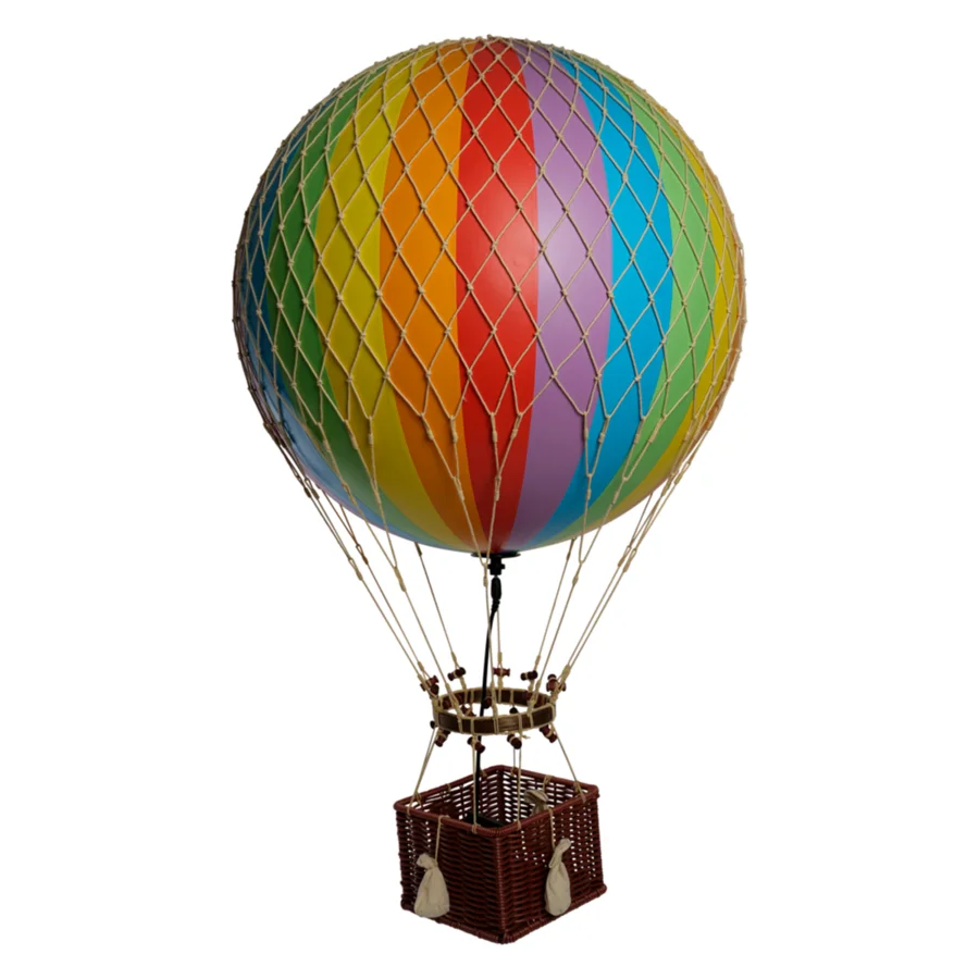 Authentic Models Luftballon, Jules Verne LED, rainbow