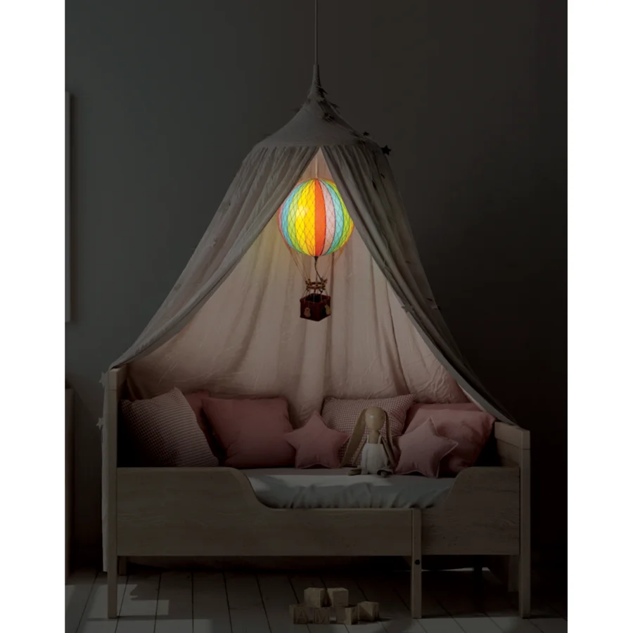 Authentic Models Luftballon, Jules Verne LED, rainbow