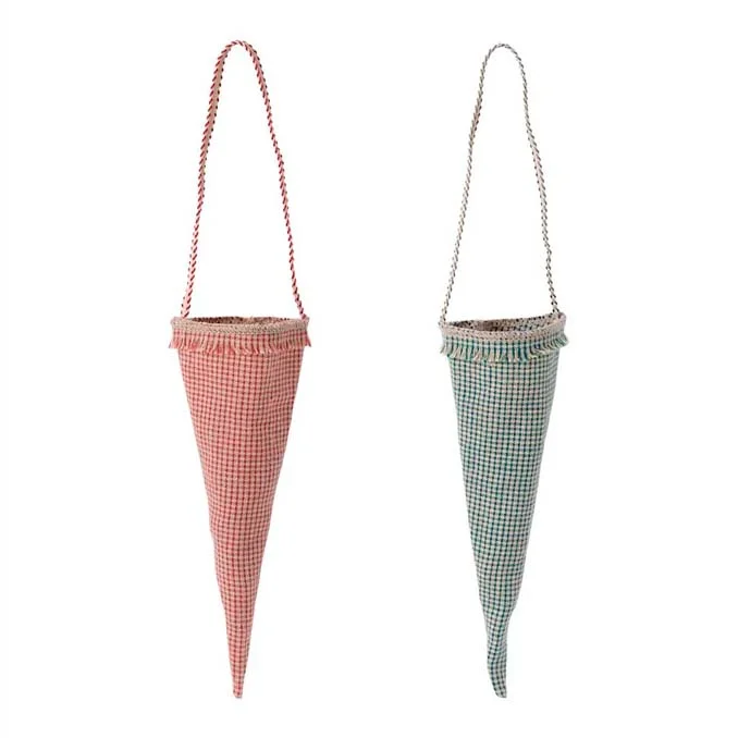 Maileg stof juleophæng, kræmmerhus asst