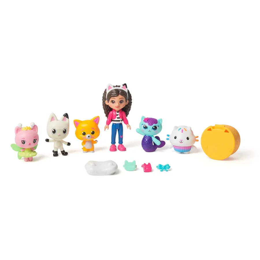 Gabby's Dollhouse, Big Cat-Venture 6er-Pack Figuren