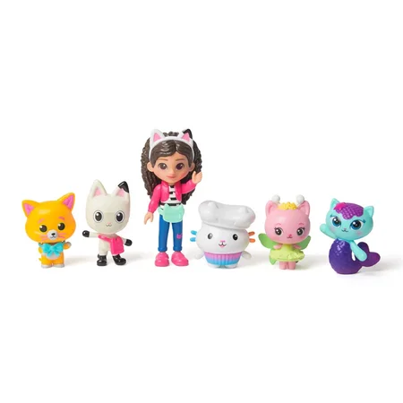 Gabby's Dollhouse, Big Cat-Venture 6er-Pack Figuren