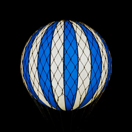 Heißluftballon, Jules Verne LED, blue, Authentic Models 