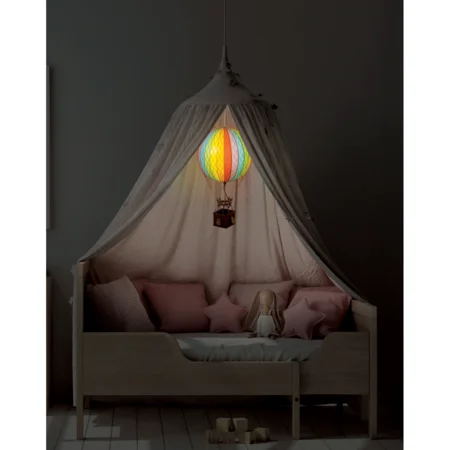 Authentic Models Luftballon, Jules Verne LED, rainbow