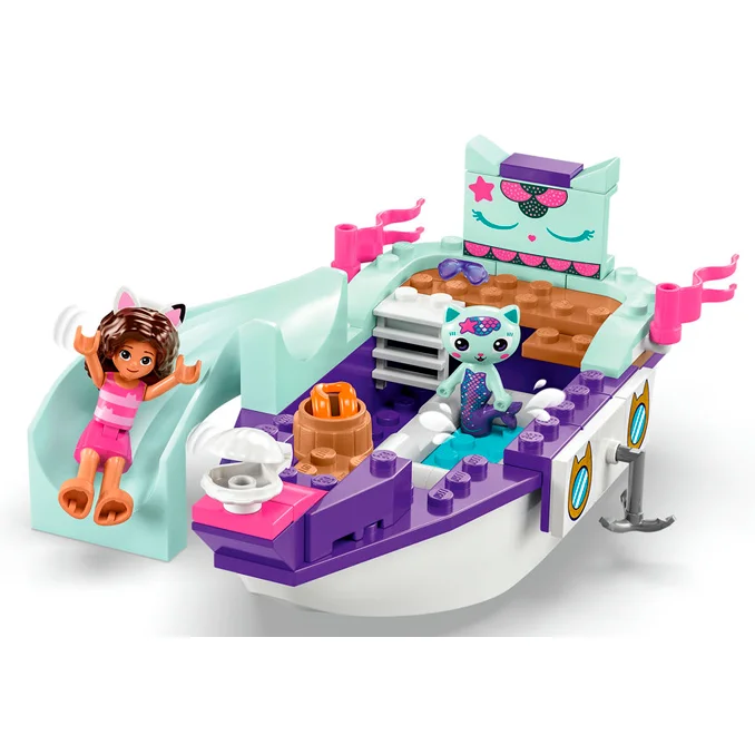 LEGO® GABBY´S DOLLHOUSE, Gabby og Havkats skib og spa