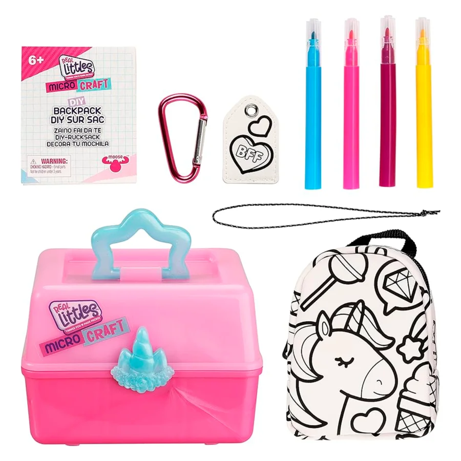 Real Littles micro craft, backpack diy