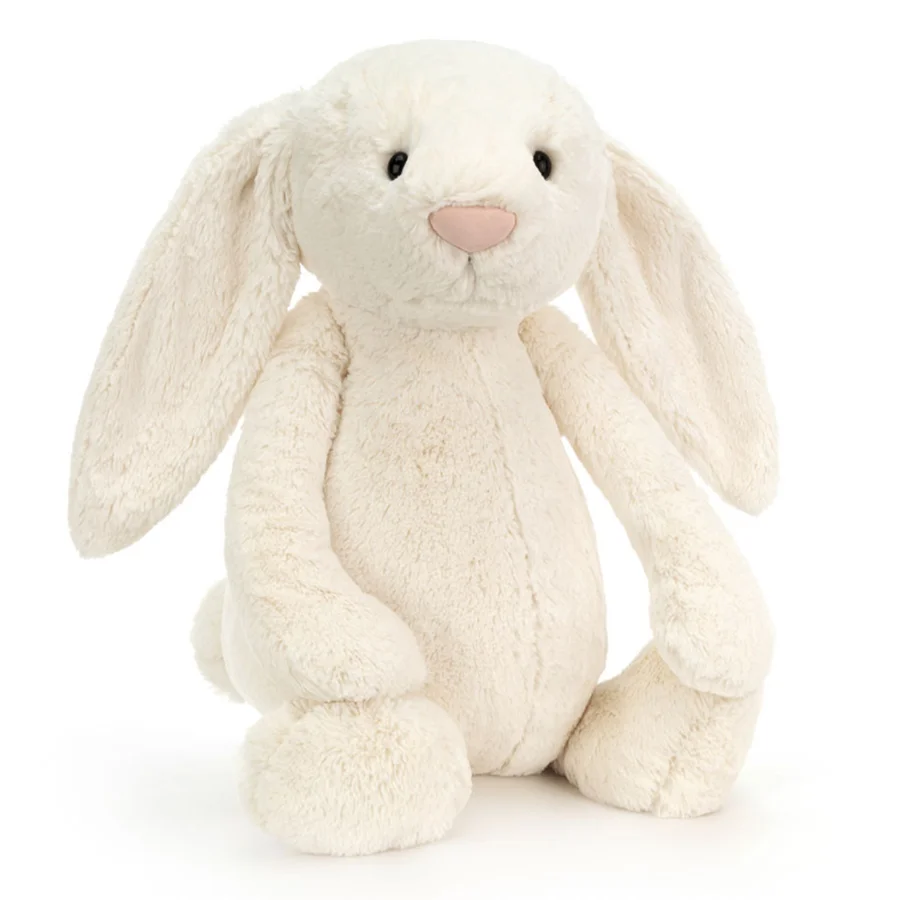 Jellycat bamse, Bashful Kanin råhvid - 67 cm
