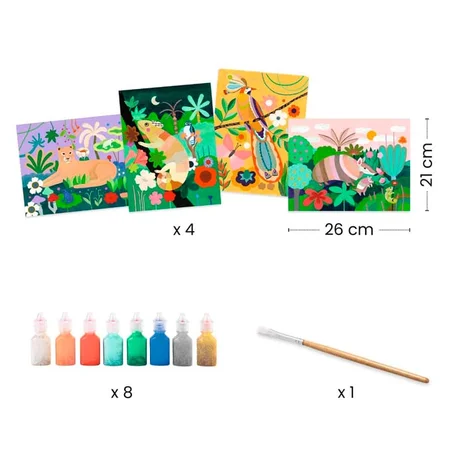 Djeco Malesæt, tropisk skov