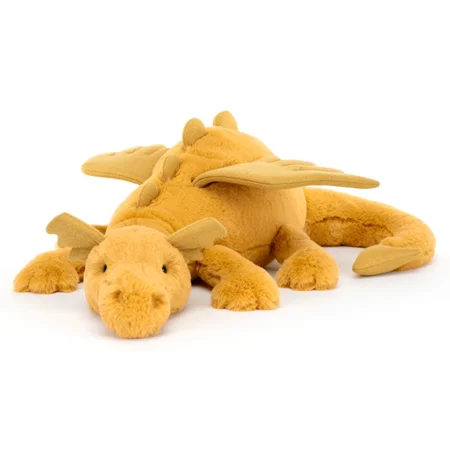 Jellycat drage golden kæmpe, 66 cm