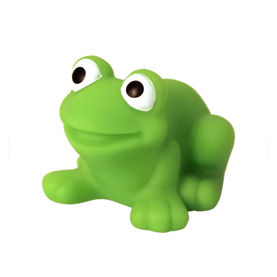 Grüner Badefrosch mit Licht