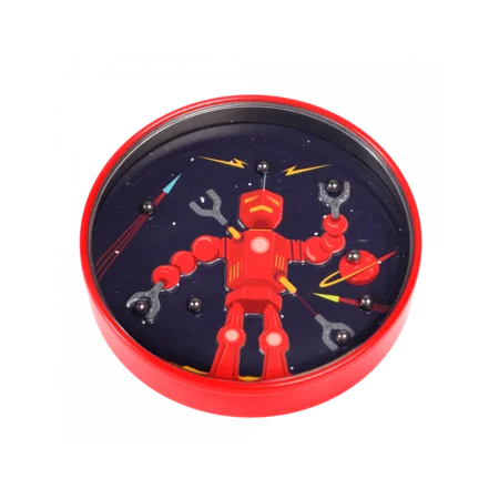 Kippspiel mit Sci-Fi-Roboter