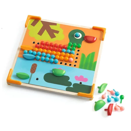 Djeco stiftmosaik, små dyr