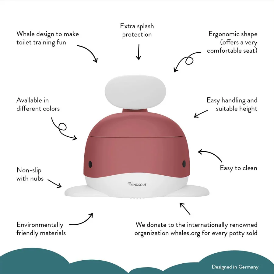 Kindsgut Potte, Hval - Dusty Pink