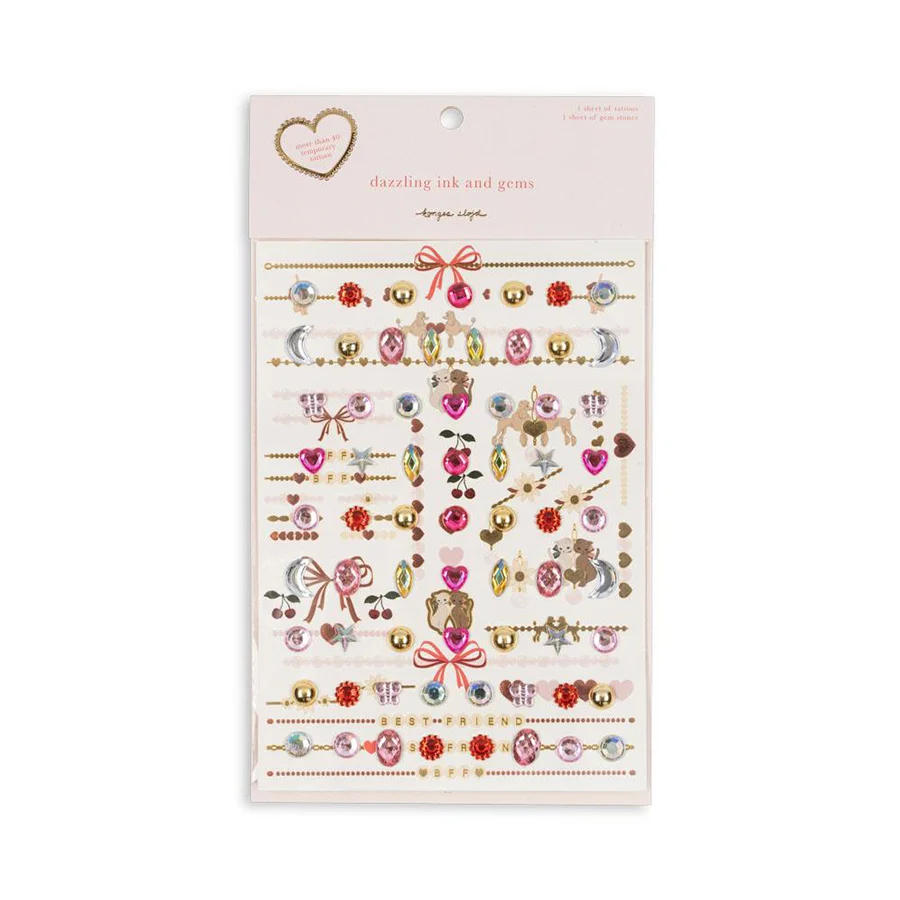 Konges Sløjd Tatoveringer og Rhinsten, Heart Mix