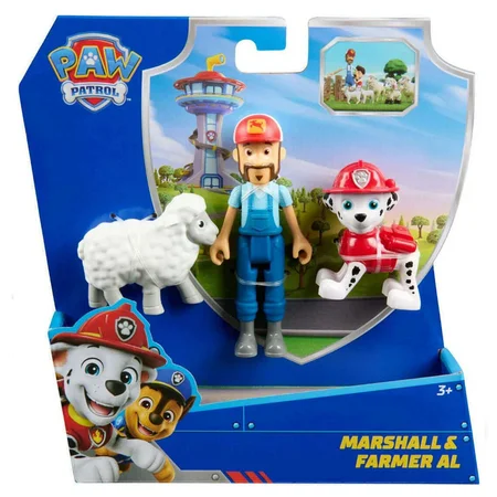 Paw Patrol Figurer - Marshall & Farmer Al