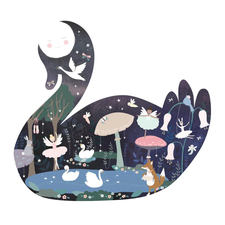 Floss & Rock puslespil, 40 brikker - Fortryllet