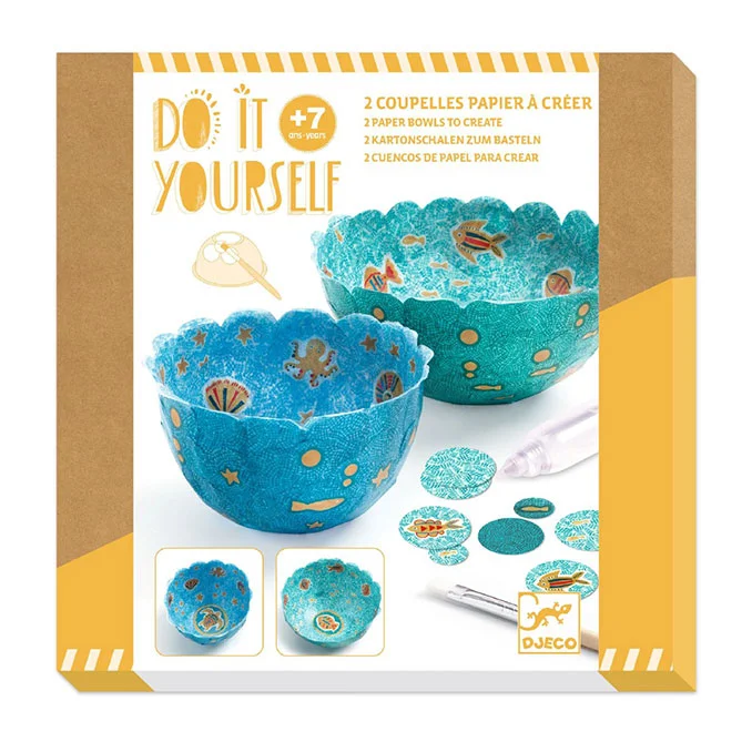 Djeco DIY papirskåle, havet