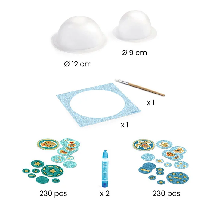 Djeco DIY papirskåle, havet