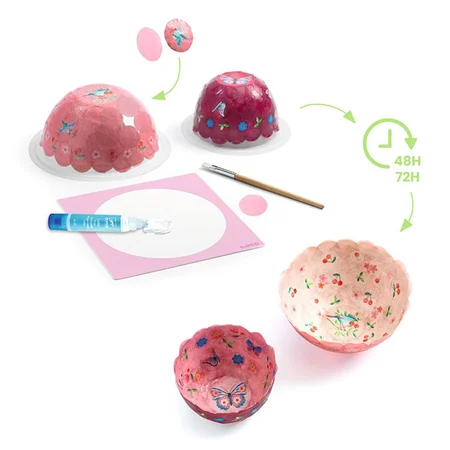 Djeco DIY papirskåle, sommerfugle