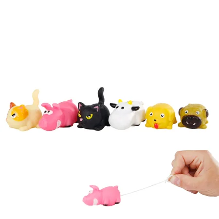 Tanzende Tiere mit Zugschnur