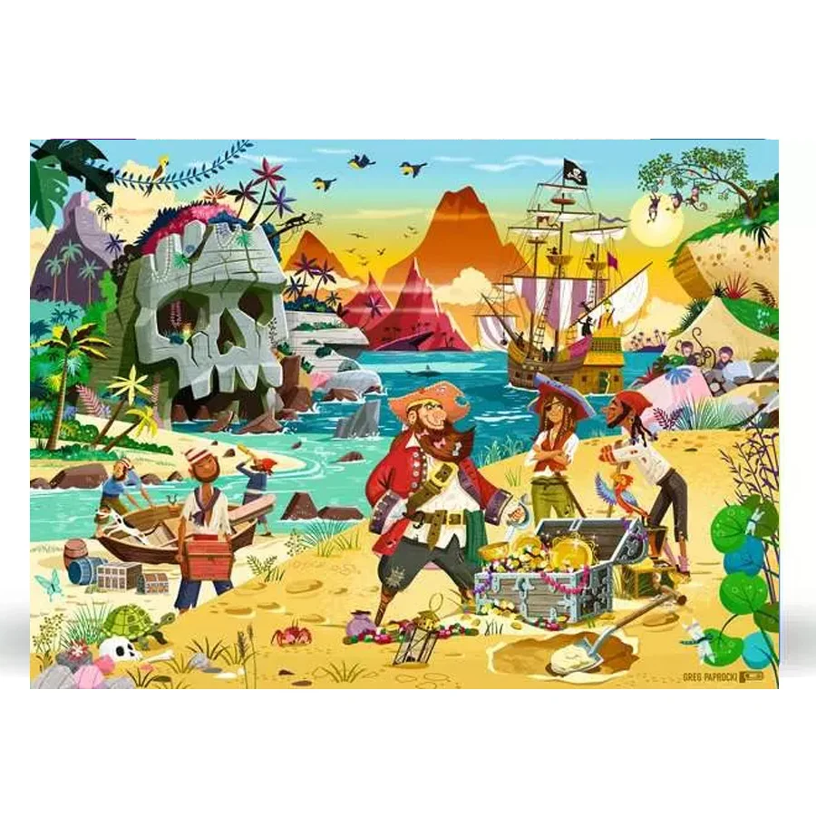 Ravensburger Puzzle, Schatzinsel – 100 Teile