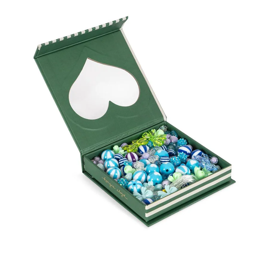 Konges Sløjd Perleæske, Blå