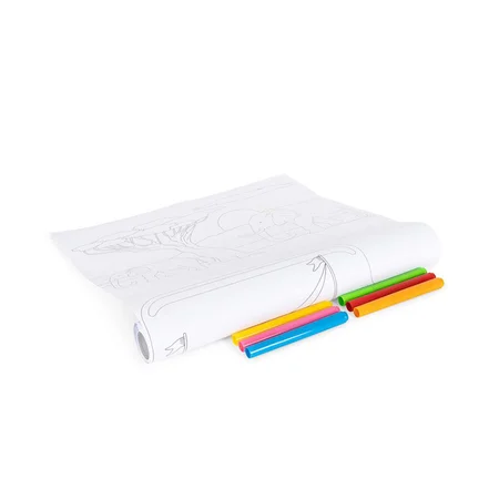 Konges Sløjd Stor Farvelægningsplakat inkl. Tusser