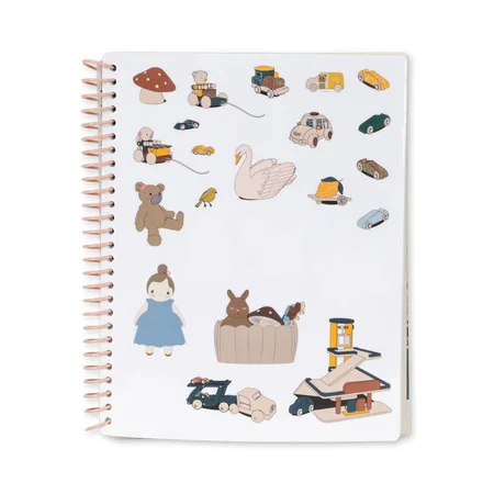 Konges Sløjd Klistermærke Bog