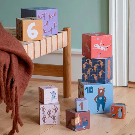 Sebra stabelkasser, toes/builders - 10 stk