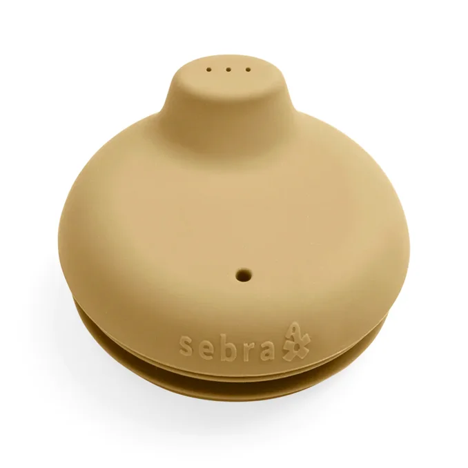 Sebra silikonel åg, wheat yellow