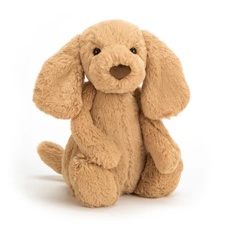 Jellycat bamse, bashful hund toffee - 31 cm