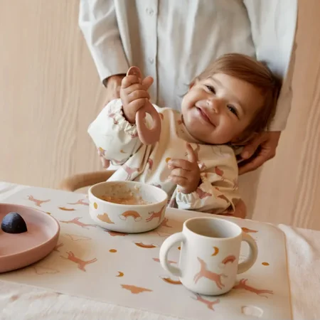 Liewood Merle Lätzchen mit Ärmeln, dream/ecru