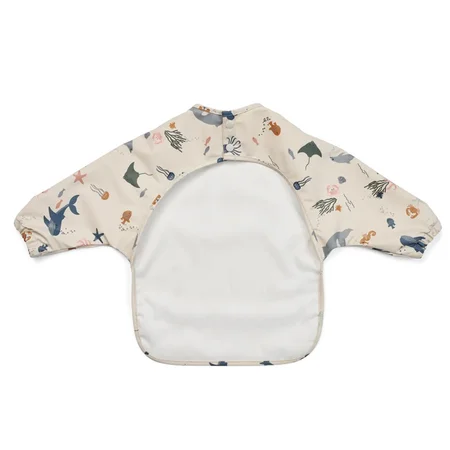 Liewood Merle Forklæde m. Ærmer - Sea Creature/Sandy