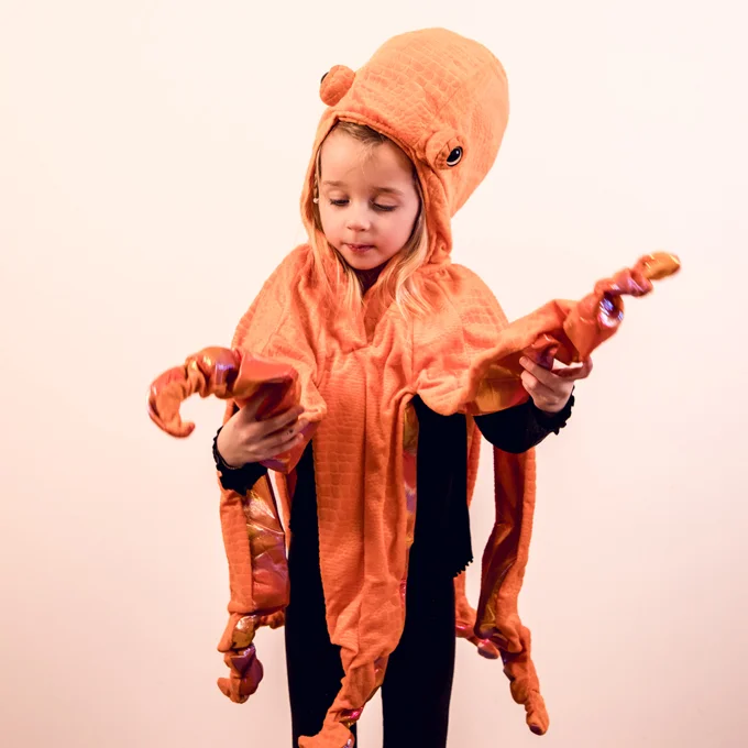 Den Goda Fen Kraken-Kostüm 1-4 Jahre