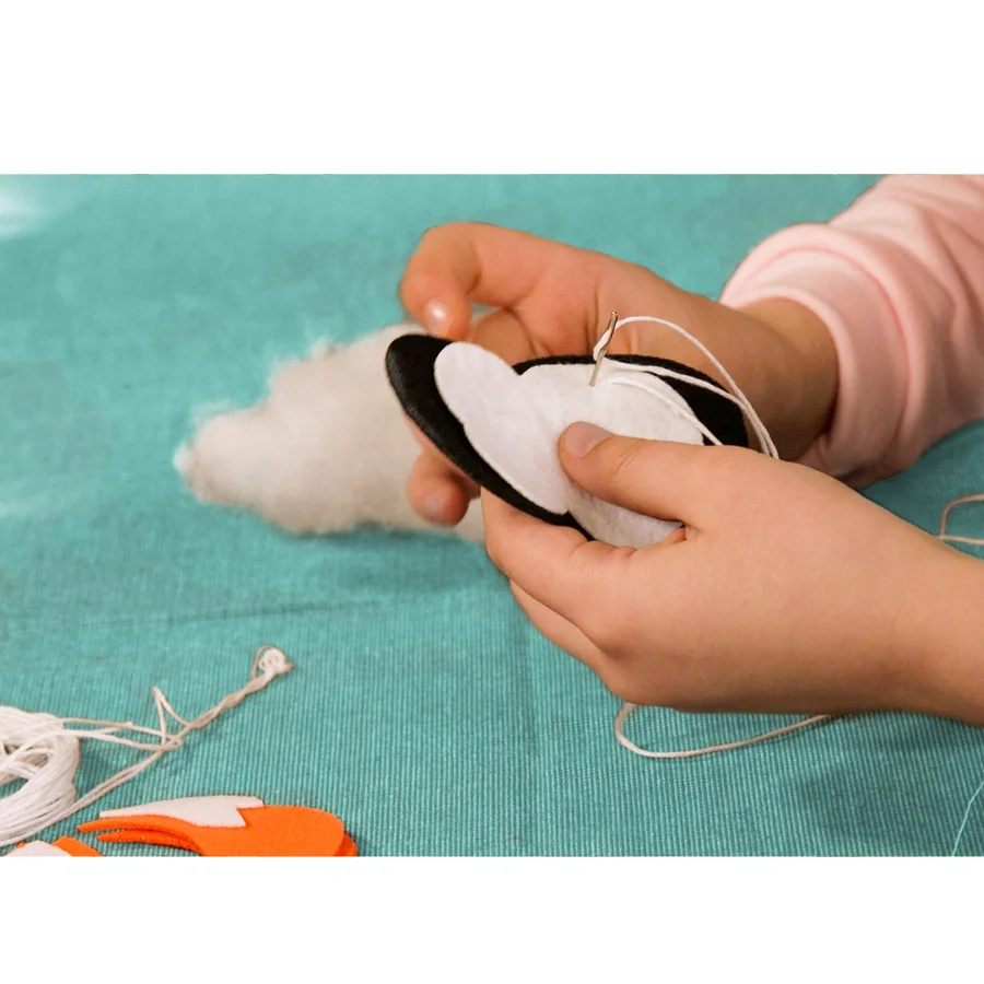 Box Candiy Filztier-Dekoration, totally santa 