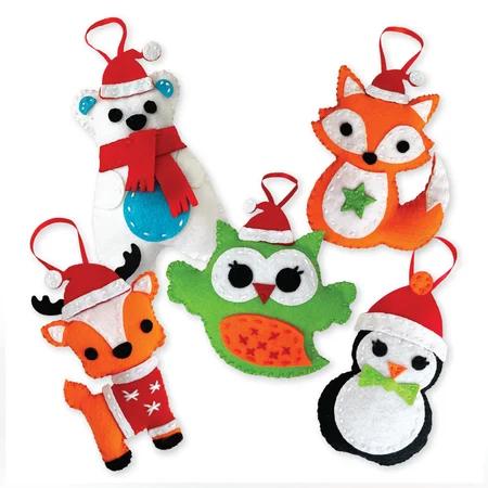 Box Candiy Filztier-Dekoration, totally santa 