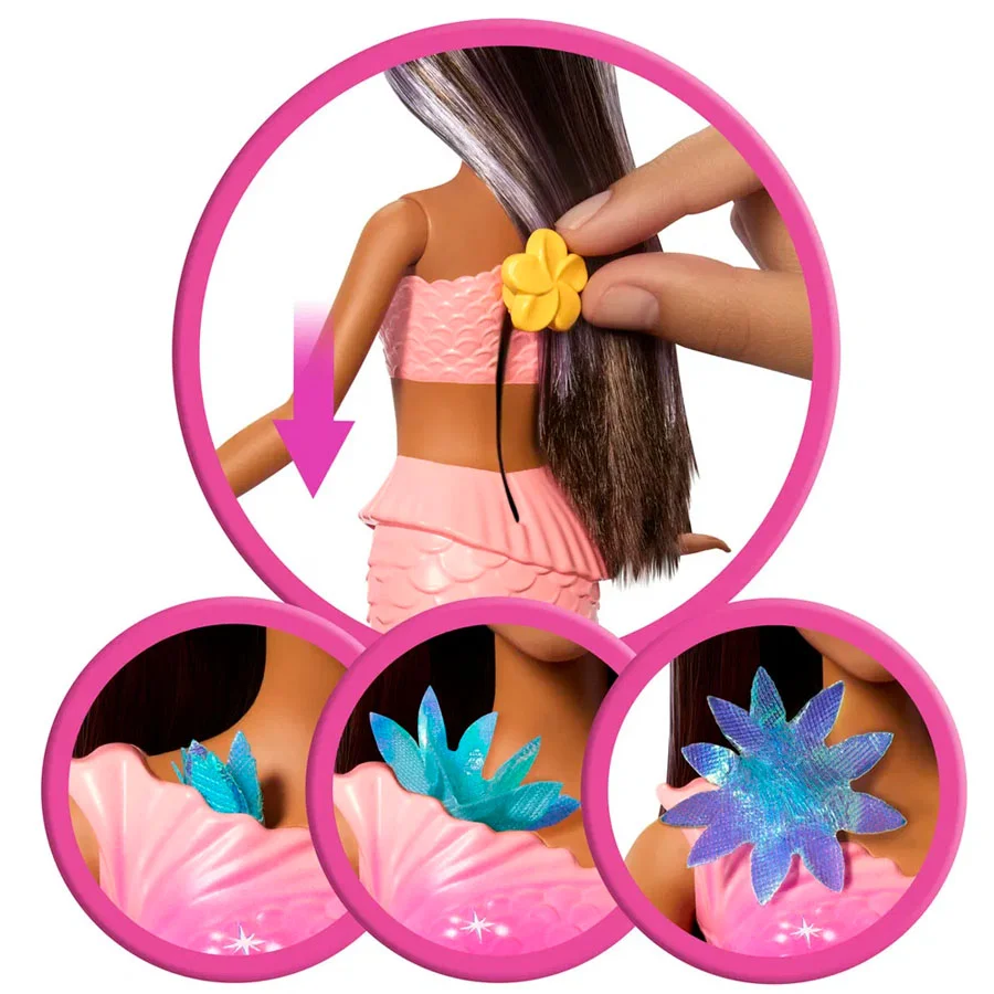 Barbie Blooming Magic Meerjungfrau, Pink