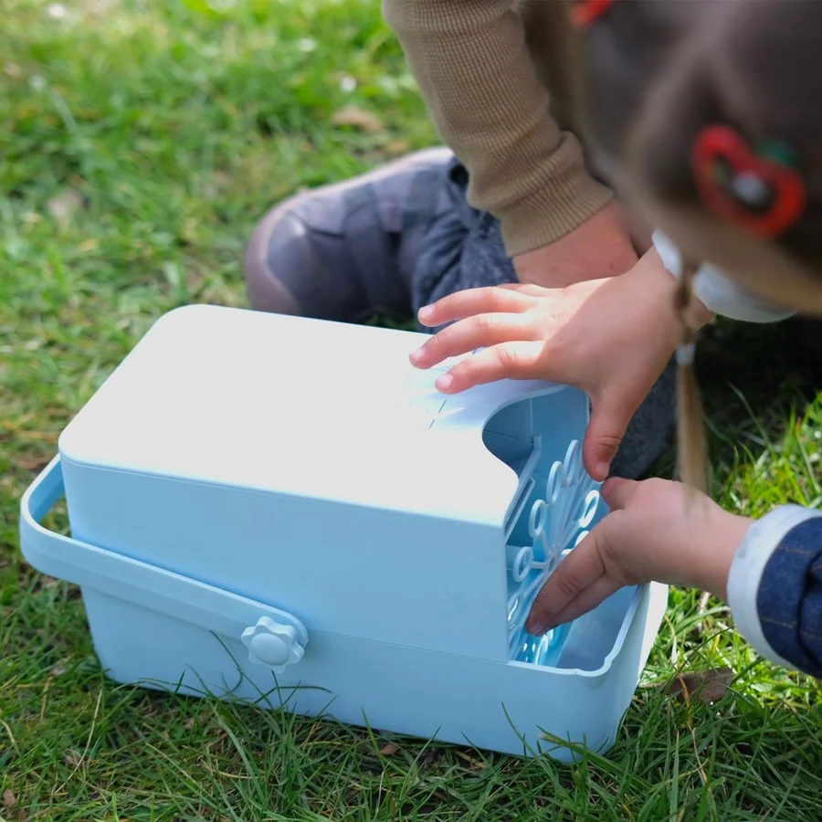 Lalarma Seifenblasenmaschine, blau